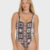 Stay Grounded Tanker One Piece Swimsuit