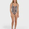 Stay Grounded Tanker One Piece Swimsuit