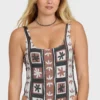 Stay Grounded Tanker One Piece Swimsuit