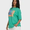 Summer Heat Short Sleeve Knit Graphic T-Shirt