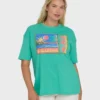 Summer Heat Short Sleeve Knit Graphic T-Shirt
