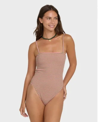 Summer Hi Yarn-Dyed Tully One Piece Swimsuit