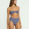 Summer High Stripe Rio Bandeau Bikini Top