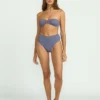 Summer High Stripe Rio Bandeau Bikini Top