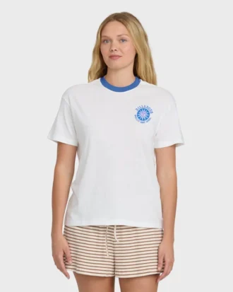 Sun Echoes Short Sleeve Cotton Graphic T-Shirt