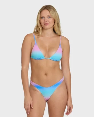 Sun Fade Slide Tall Triangle Bikini Top