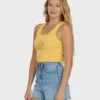 Sun Palm Seashell Tank Top