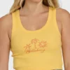 Sun Palm Seashell Tank Top