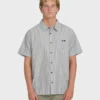 Sundays Jacquard Short Sleeve Woven Shirt