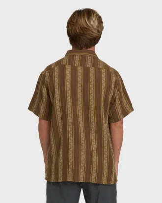 Sundays Jacquard Short Sleeve Woven Shirt