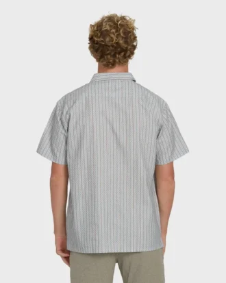 Sundays Jacquard Short Sleeve Woven Shirt