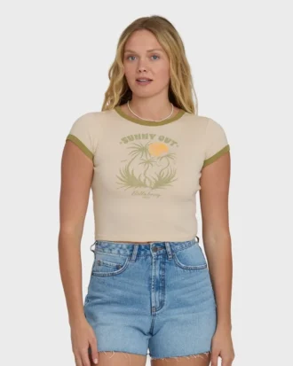 Sunny out Short Sleeve Cotton T-Shirt