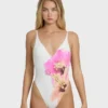 Sunny Shore Deep V One-Piece Swimsuit