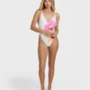 Sunny Shore Deep V One-Piece Swimsuit