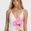Sunny Shore Deep V One-Piece Swimsuit