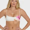 Sunny Shore Jaclyn Crop  Bralette Bikini Top