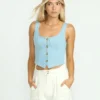 Sunwashed Sleeveless Top