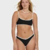Tanlines Bound Jaclyn Crop Bralette Bikini Top