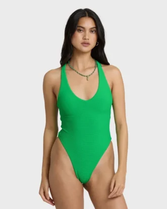 Tanlines Halter One-Piece Swimsuit