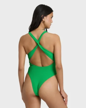 Tanlines Halter One-Piece Swimsuit
