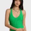 Tanlines Halter One-Piece Swimsuit