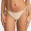 Tanlines Tie Side Tanga Bikini Bottom
