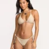 Tanlines Tie Side Tanga Bikini Bottom