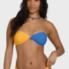 Tanlines Twist Bandeau Bikini Top