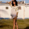 Team Beach Short Sleeve Knit Top