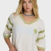 Team Beach Short Sleeve Knit Top