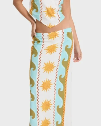 Tides Call Midi Skirt