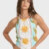 Tides Calling Woven Halter Top