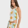 Tides Calling Woven Halter Top