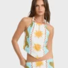 Tides Calling Woven Halter Top