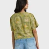 Totally Tropic Short Sleeve Woven Top
