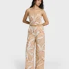 Tropic Breeze Elastic Waist Pants