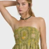 Tropical Haze Mini Dress
