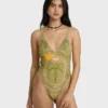 Vaca Soleil Deep V One-Piece Swimsuit