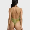 Vaca Soleil Deep V One-Piece Swimsuit