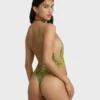 Vaca Soleil Deep V One-Piece Swimsuit