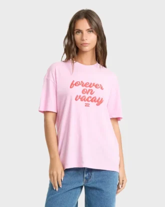Vacay Forever Short Sleeve Knit T-Shirt