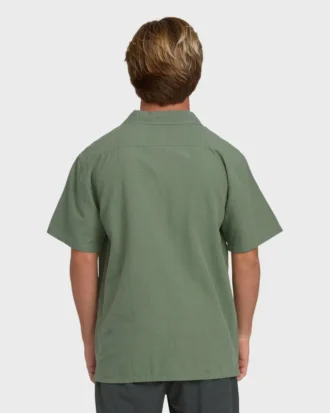 Victoria Vacay Short Sleeve Woven Shirt