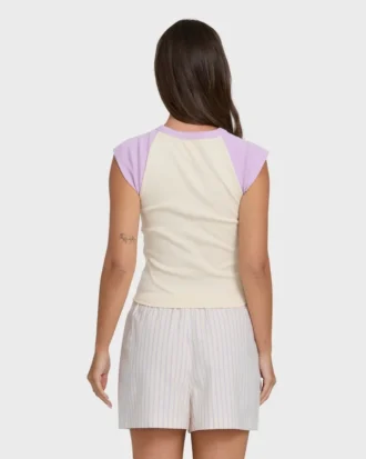 Wanderer Lilac Stripe Woven Shorts
