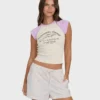 Wanderer Lilac Stripe Woven Shorts