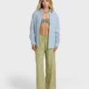 Wanderer Printed Long Sleeve Woven Top