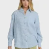 Wanderer Printed Long Sleeve Woven Top