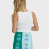 Wave Washed Printed Skirt