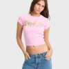 Wonderful Garden Short Sleeve Knit T-Shirt