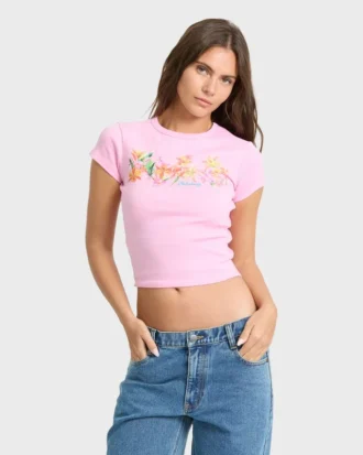 Wonderful Garden Short Sleeve Knit T-Shirt