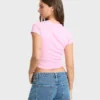 Wonderful Garden Short Sleeve Knit T-Shirt